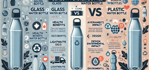 Glass Water Bottle vs Plastic Water Bottle